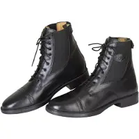 Covalliero Kerbl Reitstiefelette Monaco (schwarz, Größe 45, mit weichem Innenfutter) 324575
