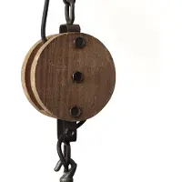 Brilliant Lampe Matrix suspension 47cm noir antique | 1x G95, E27, 60W, convient aux ampoules normales (non incluses) | la chaîne peut être raccourcie