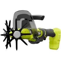 Ryobi Akku-Kompakt-Kultivator RY18HCA-0 18V, Bineuse de sol, Fraise de sol, Bineuse de jardin, Largeur de travail 12cm, Profondeur de travail 5cm