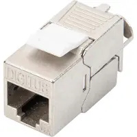 Digitus CAT 6A Keystone module, shielded, tool-free mounting connection