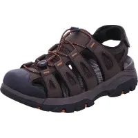 SKECHERS pour homme. 204111 Sandales Tresmen - Marron Outseen (42), 1 à 3 cm, Velcro, Casuel, Sport, Outdoor, De plein air
