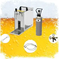 Ich-zapfe Ensemble complet Tireuse a biere - PYGMY 25 LE machine a biere, pompe a biere 1 ligne, 25 litres/h, professionnelle, Green Line, KEG: Type D