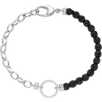 Giorgio Martello Milano Bracelet noir / argent
