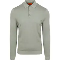 Suitable Compact Cotton Polo Vert Clair