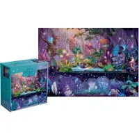 Interdruk Puzzle Metallic Fantasy : La forêt du magicien 500 DLK
