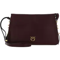 Pinko sac à épaule en cuir de veau marron