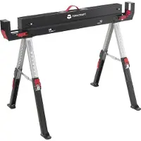 Toolcraft TO-10311630 Stahl Arbeitsbock klappbar, höhenverstellbar 590 kg (B x (115.70 cm, 68.70 cm)