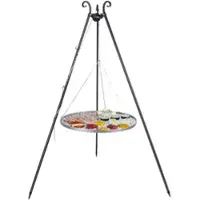 FarmCook Grille en acier inoxydable sur Trépied-Ø 70cm--