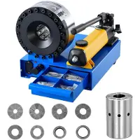 Vevor Sertisseuse Hydraulique Haute Pression Pince à Sertir Tuyau Climatisation Flexibles 6-28 mm Kit Sertissage Manuel pour Tuyaux Gaz/Eau/Climatisation Automobile