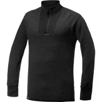 Woolpower Sous vêtement Woolpower Zip Turtleneck 400 Black-S