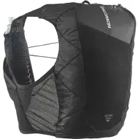 Salomon - Sac de trail/running - Active Skin 12 Set Black/Metal - Taille XL - Noir