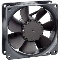 EBM PAPST EBM 8412 NGLV Ventilateur axial 12 V/DC 30 m³/h (L x l x H) 25.4 x 80 x 80mm (80 mm, 1x)