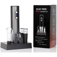 INF Ensemble Tire-Bouchon Électrique 6 Pièces - Rechargeable Usb Automatique