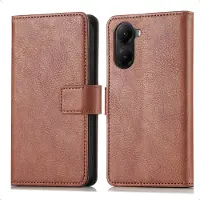 IMoshion Étui de télephone portefeuille de luxe Xiaomi Poco X7 Pro - Marron