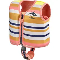 Konfidence Gilet de natation - Crème glacée Rose - - 6-9 ans - Gilet de natation