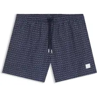 BOSS Short de bain imprimé avec badge logoté