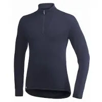 Woolpower Sous vêtement Woolpower Zip Turtleneck 200 Dark Navy-XS