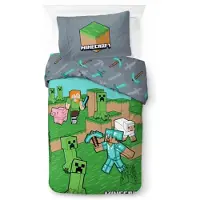 Minecraft Linge de lit Minecraft Animals and Mobs 140 x 200 cm