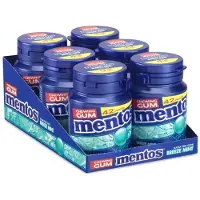 Mentos Breeze Menthe Fraîche Bonbons Sans Sucre 6x63g - Fraîcheur Intense Et Saveur Menthe Durable 378g