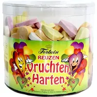 Fortuin Reuzen Coeurs De Fruits 120 Pièces Bonbons Fruités Délicieux 1200g Confiserie Sucrée Fête Snack Gourmand