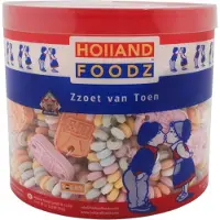 Holland Foodz Montres Bonbons Assortiment 60 Pièces - 1000g Gourmandises Sucrées Colorées Pour Fêtes Enfants Cadeau Original Fun Party Snacks