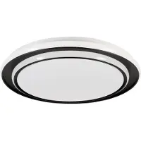 Eglo Plafonnier Moschetta noir Ø 49cm