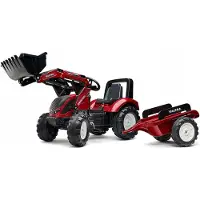 Falk Tractopelle enfant valtra s4 + remorque