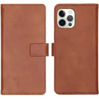 IMoshion Étui de télephone portefeuille de luxe Apple iPhone 12 (Pro) - Marron