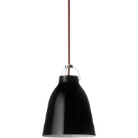 Fritz Hansen Suspension , Caravaggio P1, dimmable, Noir, Salon / séjour, Métal, Design
