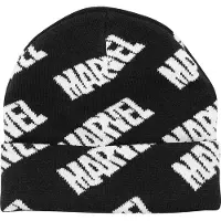 Heroes Inc Comics Bonnet Noir & Blanc Répétition Logo