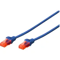 Digitus Patchkabel Cat6 U/UTP 2xRJ45 2.0m blau LSZH