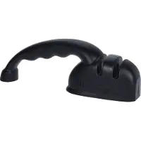 Excellent houseware Aiguiseur À Couteaux - Manuel - Poignée Ergonomique - Caoutchouc - 19x7x5 Cm