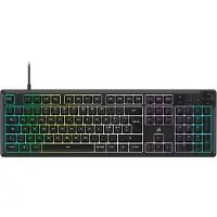Corsair K55 CORE RGB, Câble, USB, Commutateur mécanique, QWERTY, LED RVB, Noir