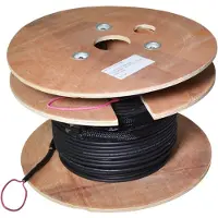 Logilink Câble trunk à fibres optiques U-DQ(ZN)BH, 8 fibres multimode OM4, LC/UPC - LC/UPC, 200 m (200 m)
