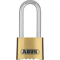 ABUS 180Ib/50Hb63 Cadenas à combinaison en laiton à anse longue