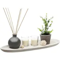 Atmosphera Coffret Senteur Ylang-Ylang Plateau, Diffuseur de parfum, Bougies parfumées et accessoires
