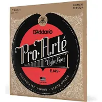 D'addario And Co EJ49 Pro-Arte Black Nylon Tirant Normal