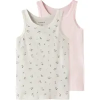 Name it Maillot de corps gris clair / vert / rose