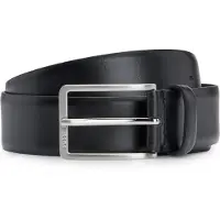BOSS Ceinture 'Erman' noir / argent