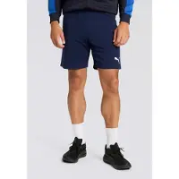 Puma Pantalon de sport 'TeamRise' bleu marine / blanc