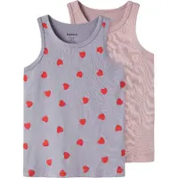 Name it Maillot de corps lilas / mauve / rouge