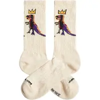 Jimmy Lion Chaussettes Athletic Basquiat Pez Dispenser Taille M Beige