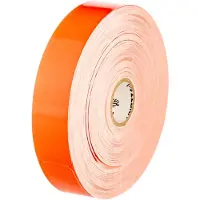 Zebra 10012713-6K - (25 mm x 254 mm) 6 rouleaux de bracelets - Orange - Étiquette