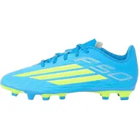 Adidas Chaussure de sport 'F50 Club' bleu / citron vert / gris argenté
