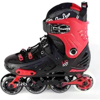 KRF Freeskate First Junior Inline Skates Rouge,Noir EU 28-31 Enfants