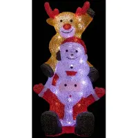 AC-DÉCO Décoration de Noël lumineuse d'extérieur - H 59 cm