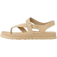 Ugg pour femme. 1175134 Sandales en cuir beige GoldenGaze Toe Post (38), Plat, Velcro, Casuel