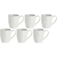 La Porcellana Bianca Set De 6 Mugs Porcellana Lunia 110ml