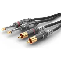 Sommer cable Basic HBA-62C2-0150 1,5 m Noir Câble audio Hi-Fi