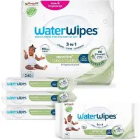 Water Wipes Baby Wipes Soapberry 4 Pack lingettes douces pour bébé 4x60 pcs